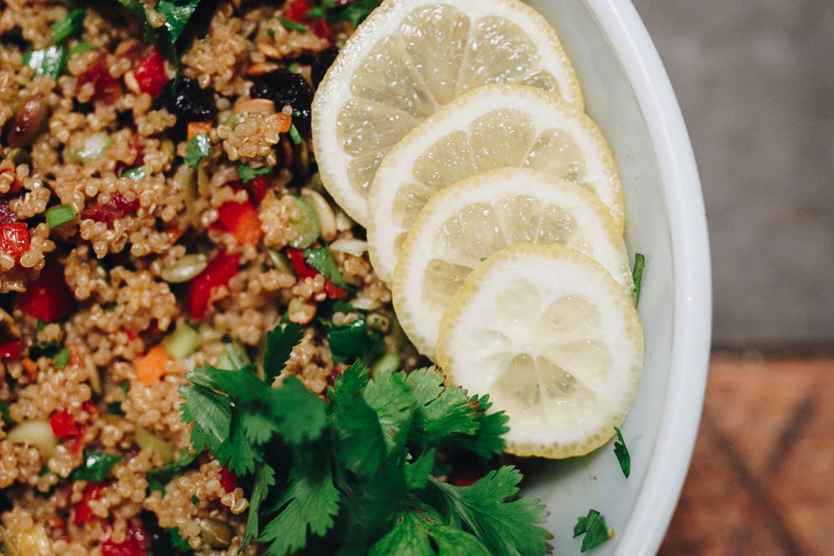 The Sown Life-Curried Quinoa Salad-Recipe